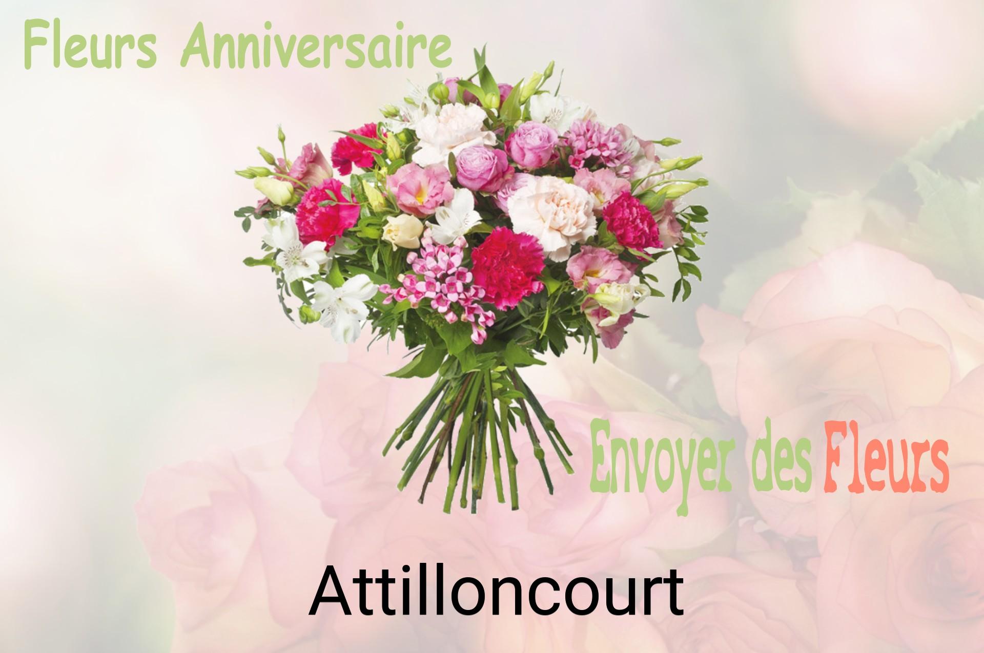 Bouquet de fleurs d’anniversaire livré à Attilloncourt