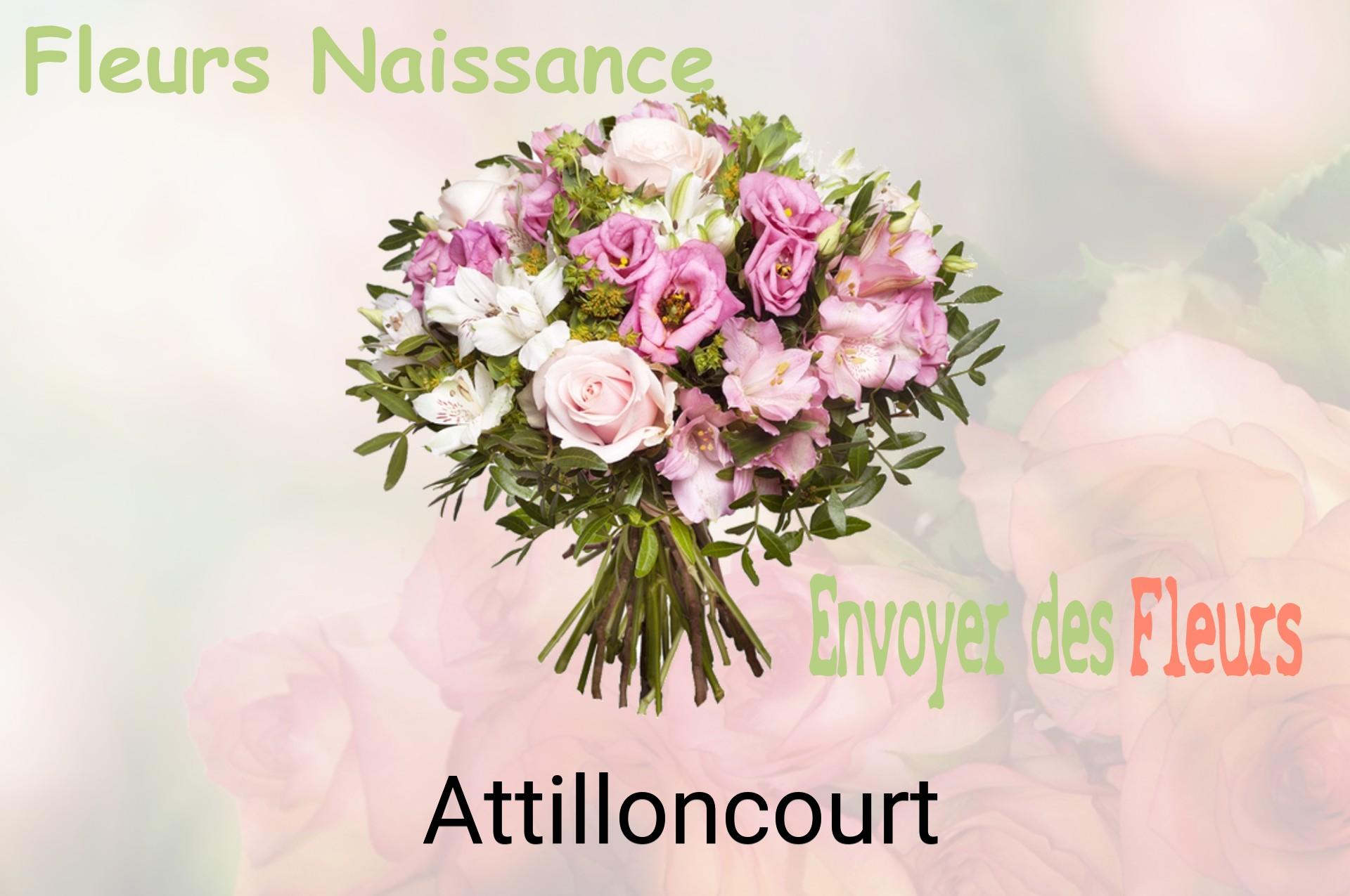 Bouquet de fleurs de naissance livré à Attilloncourt
